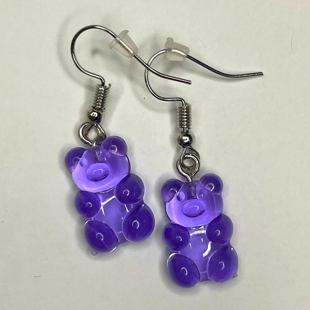 Cute gummy bear earrings